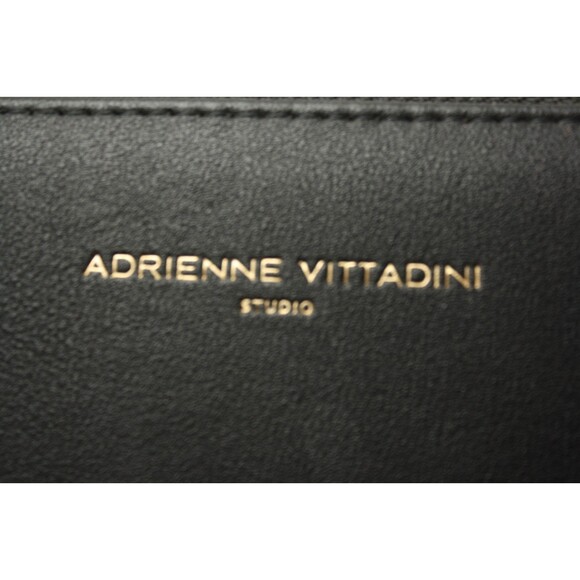 Adrienne Vittadini Studio Clutch Wristlet Wallet Black Phone Charging - Picture 4 of 7